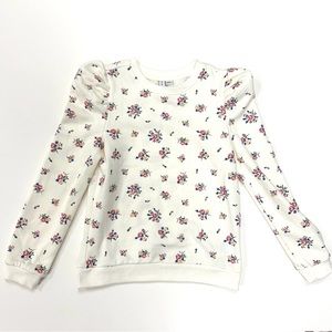 Adorable floral lightweight sweatshirt for spring size 12 NWT
